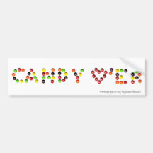 Bumper Sticker "Candy Lover"