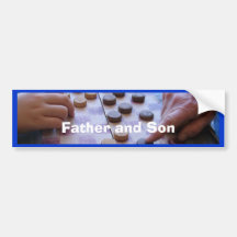 Bumper Sticker/Checkers