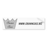 Bumper Sticker - Crown Cues - www.crowncues.biz bumper stickers