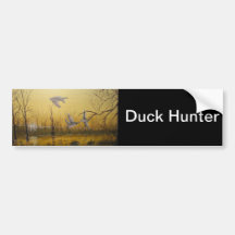 Bumper Sticker Duck Hunter