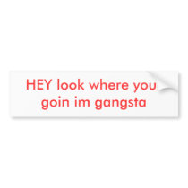 Bumper Sticker insult
