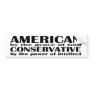 bumper sticker - intellectual american conservativ