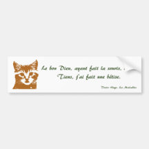 Bumper Sticker: Le Chat