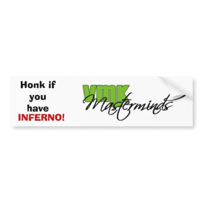 Bumper Sticker Of Masters! by MasterMinds
