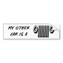 Bumper sticker - other car - custom background