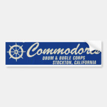 Bumper Sticker-Stockton Commodores Drum & Bugle