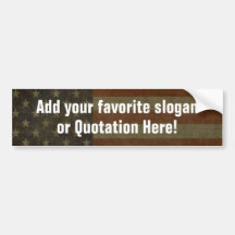 Bumper Sticker Template