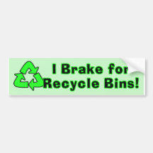 Bumper Sticker to Brake for