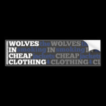 Bumper Sticker: Wolves bumper stickers
