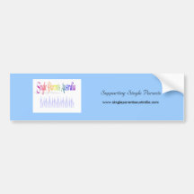BUMPER STICKER www.singleparentsaustralia.com,