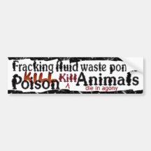 bumpersticker de mise à mort d'étangs adhésif pour voiture