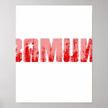 Bumpersticker - Obamunism red Faded.png Posters