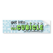 bumpersticker Season 1 - Squares Green Bumper Stickers