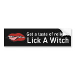 bumpersticker taste of religion on Drk