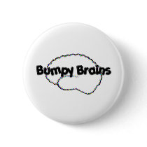 Bumpy Brains Logo Pinback Button