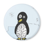 Bumpy Brains Penguin Fridge Magnets