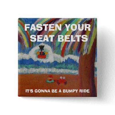 BUMPY RIDE - BUTTON by seapearls