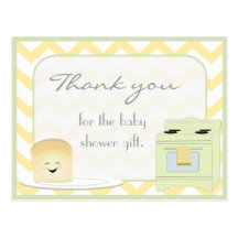 Bun in the Oven GN Thank You Postcard