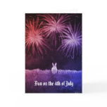 Bun on the 4th of July Greeting Cards