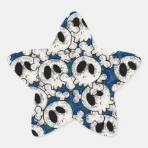 BUNCH A BONES STAR STICKERS