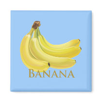 Bunch of Bananas Refrigerator Magnets