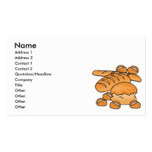 bunch of bread and rolls business cards