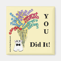 Bunch of Congratulations Magnet