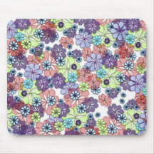 Bunch of Flowers Mouse Pads