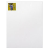 Bunch of Grapes Wine Stationary Letterhead Design