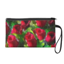 Bunch Of Roses Bagettes Bag Wristlets