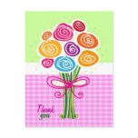 Bunch of Spring Flowers postcard