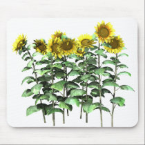 Bunch of Sunflowers Mousepad mousepads
