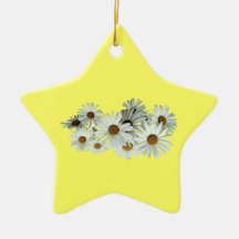 Bunch of White Daisies Christmas Ornament
