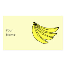Bunch of Yellow Bananas. Business Cards