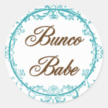 Bunco Babe Stickers