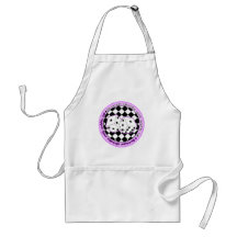 Bunco Chicks Roll With It - Purple Apron