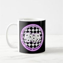 Bunco Chicks Roll With It - Purple mugs