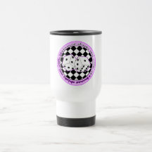 Bunco Chicks Roll With It - Purple Mug