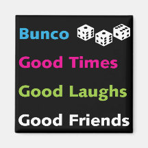 bunco good friends #2 magnet