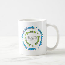 bunco good friends coffee mugs