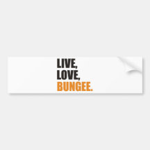 bungee bumper sticker
