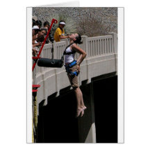 Bungee Jumping Greeting Cards