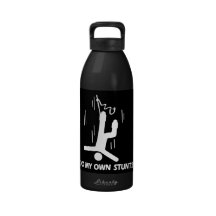 Bungee Jumping My Own Stunts Reusable Water Bottle