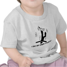 Bungee Jumping My Own Stunts T-shirts