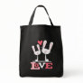 Bunnies in Love Cute Rabbit Valentine Tote Bag