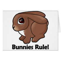 Bunnies Rule! Card