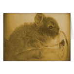 Bunny and Wine Glass Card