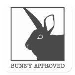 BUNNY APPROVED STICKER