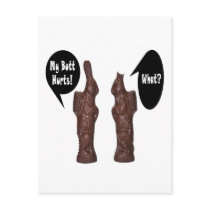 Bunny Butt Post Card