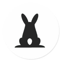 Bunny Butt Sticker